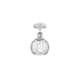 Option White and Polished Chrome / Clear Water Glass