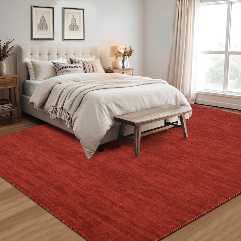 Garvee Modern Abstract Solid Area Rug