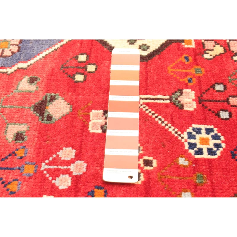 ECARPETGALLERY Hand-knotted Anadol Red Wool Rug - 4'1 x 6'3