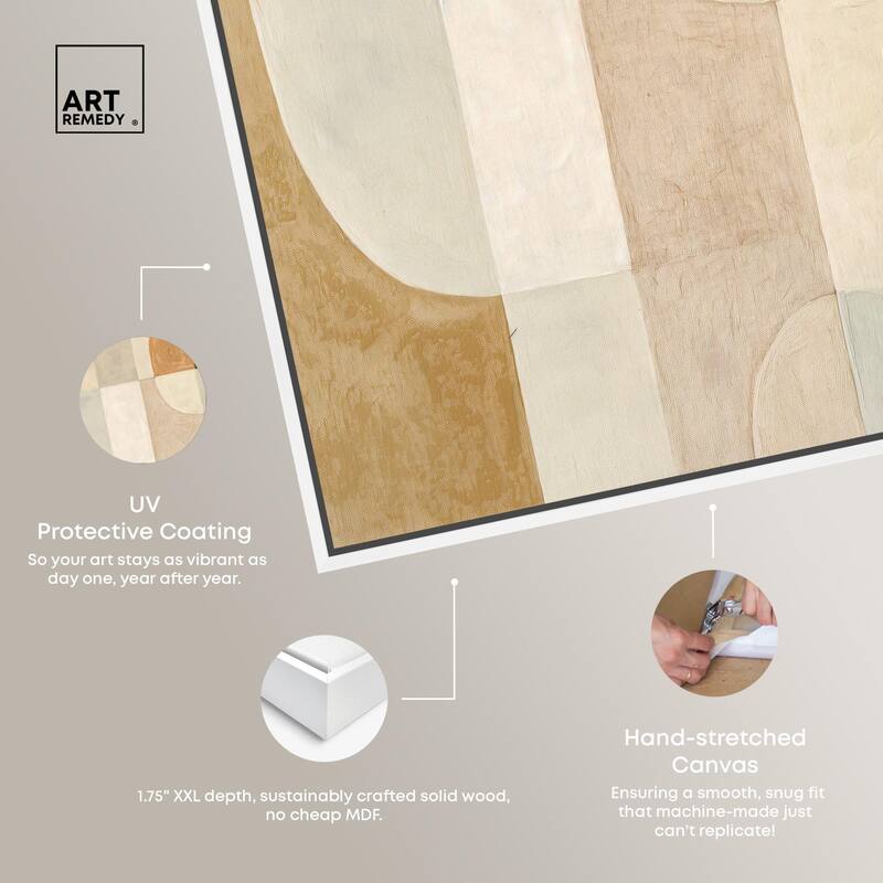 Overlapping Planes I Canvas by Art Remedy