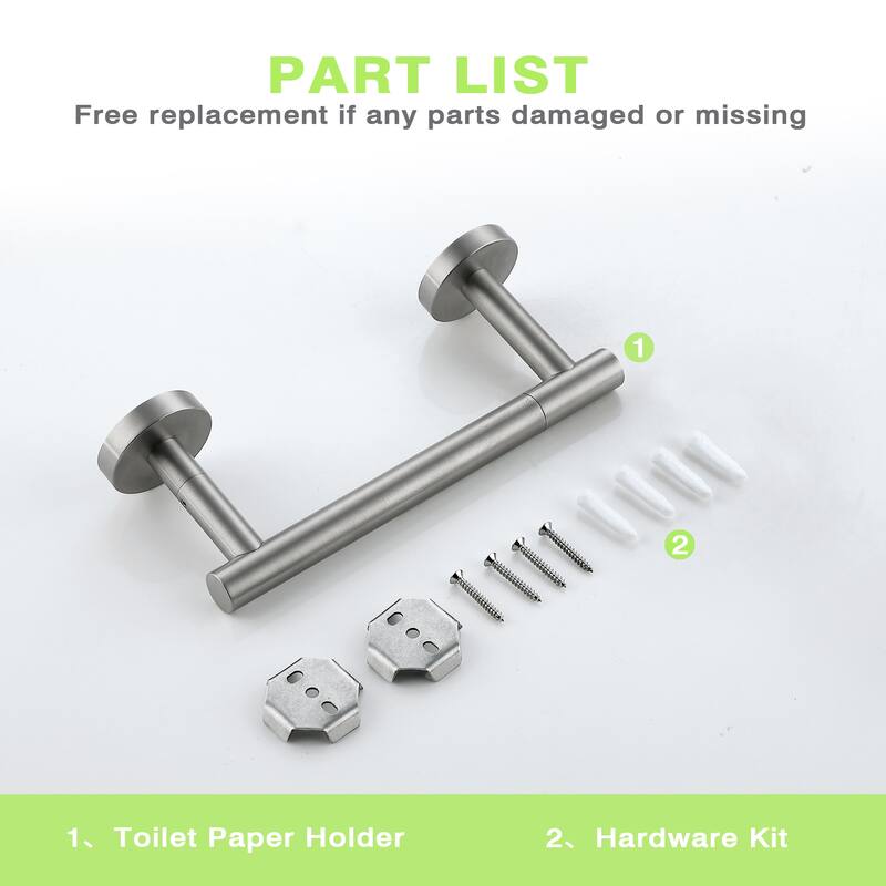 Two Post Wall Mount Toilet Paper Holder