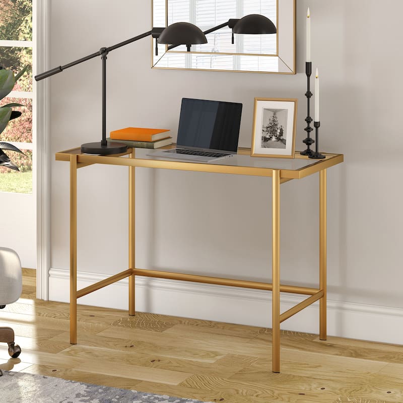 Dexter 23.25" Tall Boom Arm Table Lamp with Metal Shade