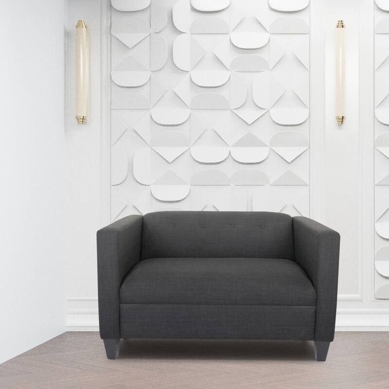 Coast to Coast Sofas Contemporary Loveseat Sofa Polyester Nylon Solid Wood Frame Upholstered