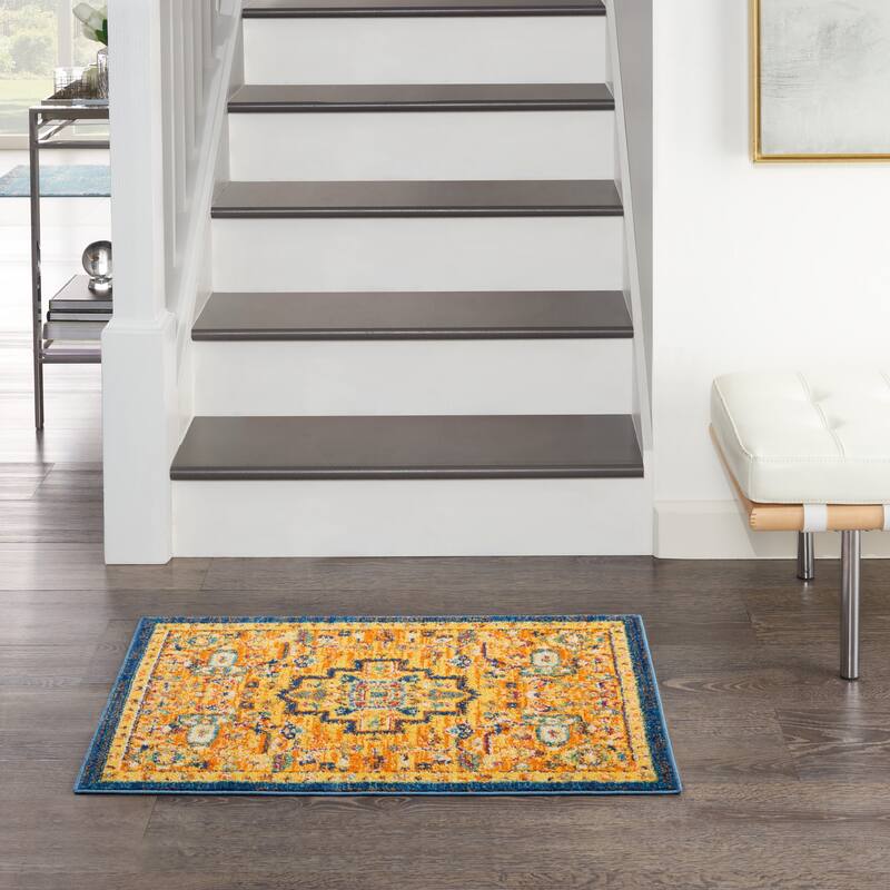 Nourison Allur Boho Contemporary Medallion Persian Area Rug