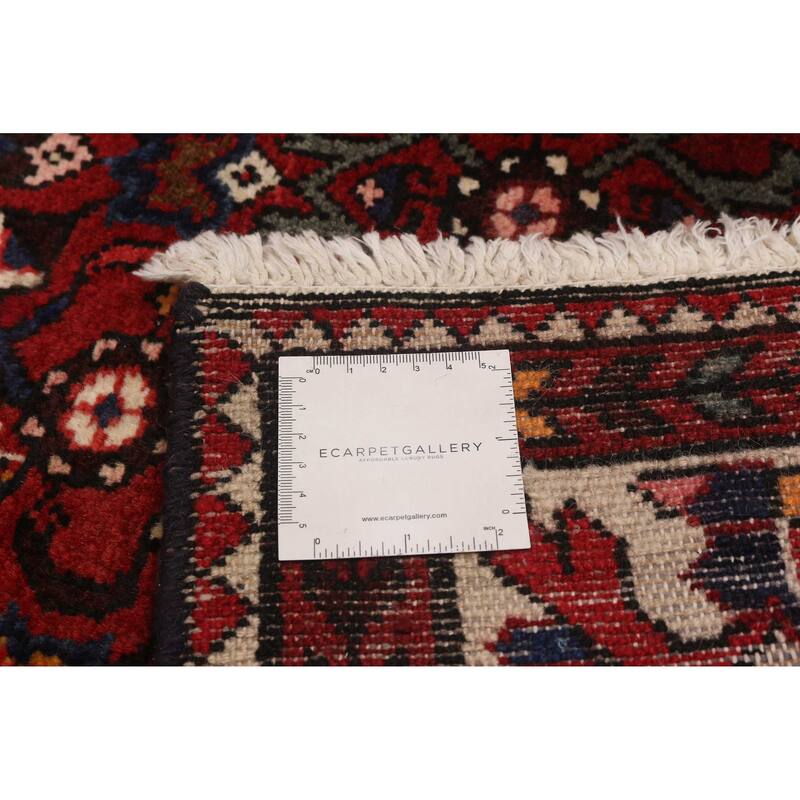 ECARPETGALLERY Hand-knotted Andelz Red Wool Rug - 3'7 x 10'2