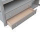 preview thumbnail 9 of 34, Full Size Loft Bed with Desk and Shelves, 2 Built-in Drawers, Gray