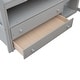 preview thumbnail 9 of 34, Stylish & Simple Full Size Loft Bed with Desk and Shelves, 2 Built-in Drawers, Safety Guaranteed, Multifunctionl Design, Gray