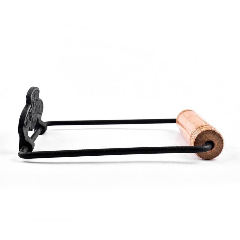 Black Aluminium Wall Mount Toilet Paper Holder 5.6" Victorian (Set of 2) Renovators Supply
