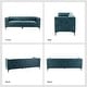 preview thumbnail 5 of 10, Calymne 84" Modern Square Arms Sofa with Button-Tufted Back by HULALA HOME