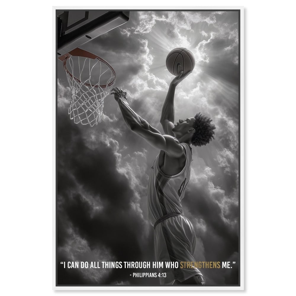 Strengthen Me Canvas by Art Remedy