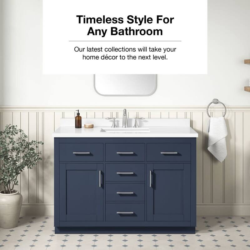 Ove Decors 15VVA-BAI348 Bailey 48" Free Standing Single Basin Vanity