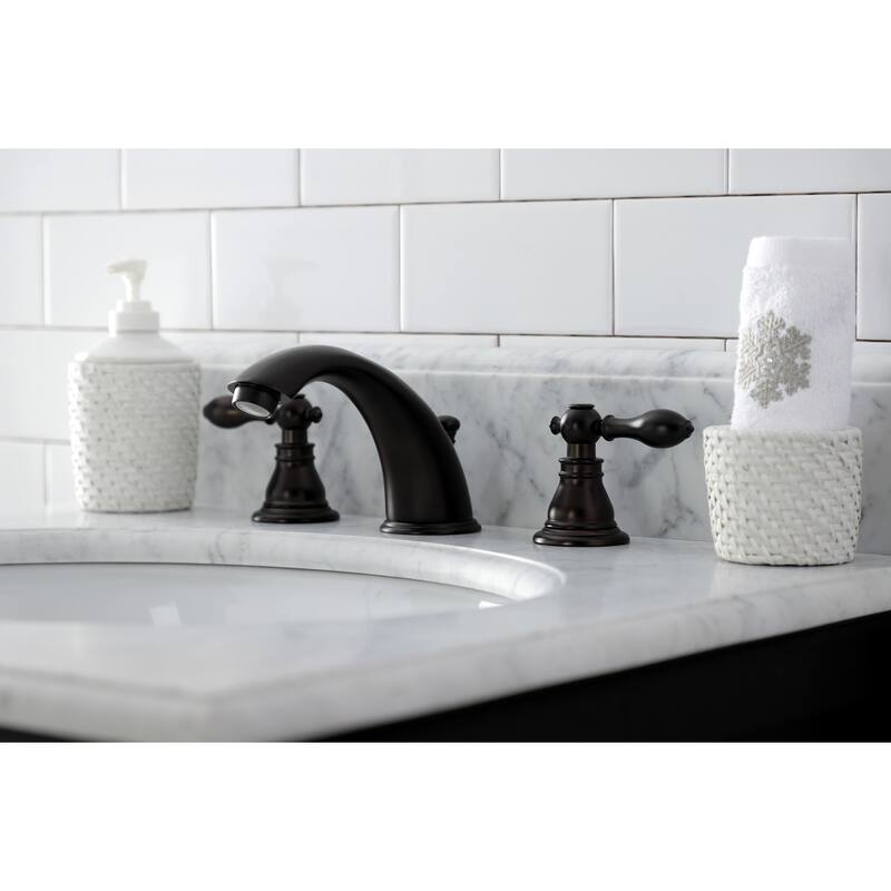 Kingston Brass American Classic Deck Mount Widespread Bathroom Faucet