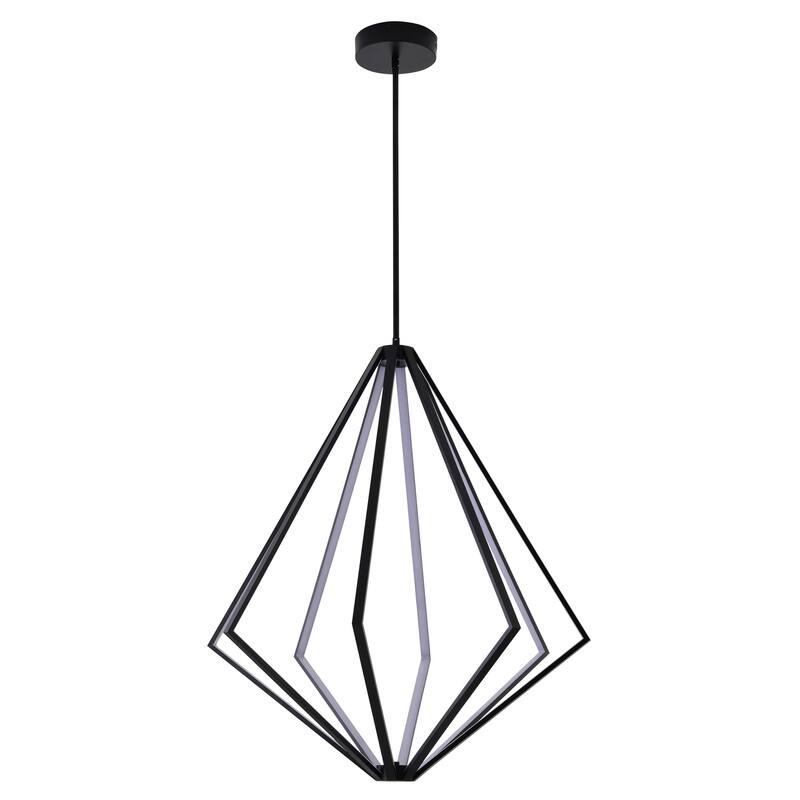 Mountain Majesty Chandelier - Crystal Embellished Hanging Light Fixture - Ceiling Mount Decor - 35.5