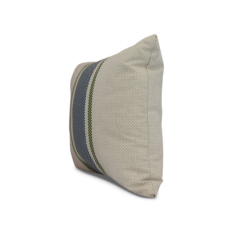 20 x 20 inch Grain Sack Outdoor Pillow