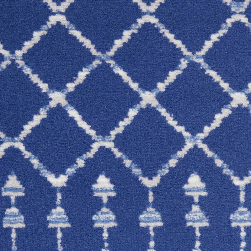 Buwe Power Loomed Geometric Modern Stain Resistant Area Rug By HomeRoots - 60' X '36' X '0.39