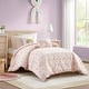 preview thumbnail 65 of 82, Callie Cotton Jacquard Pom Pom Comforter Set by Intelligent Design Kids Twin - Twin XL/Aqua - Twin