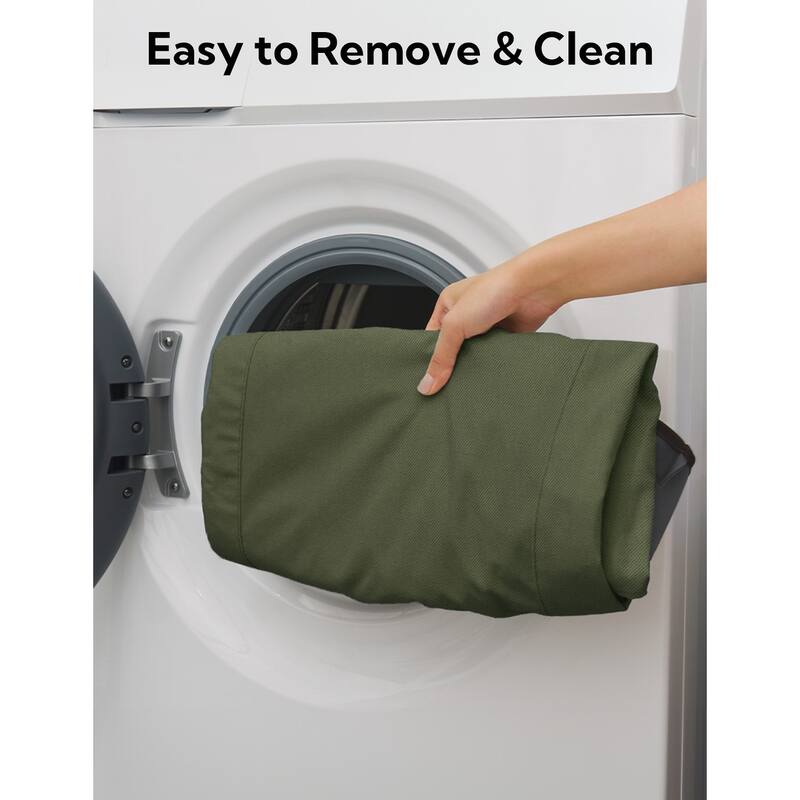 Large Laundry Hamper with Wheels, 320L Canvas Laundry Basket for Hotel, Home, Closet, Dorm