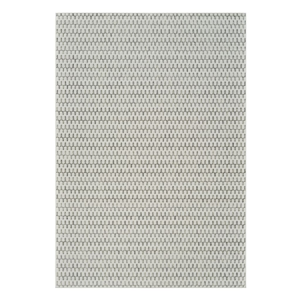 Elto Abstract Shapes Weather Resistant Modern Chic Outdoor Rug