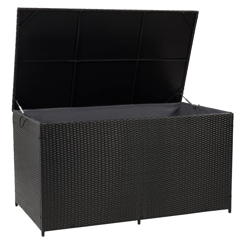 Parksville Outdoor Storage Deck Box, Black