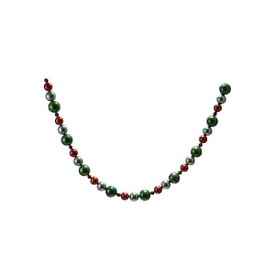 Plastic Ball Garland - 72.0"L x 2.75"W x 2.75"H