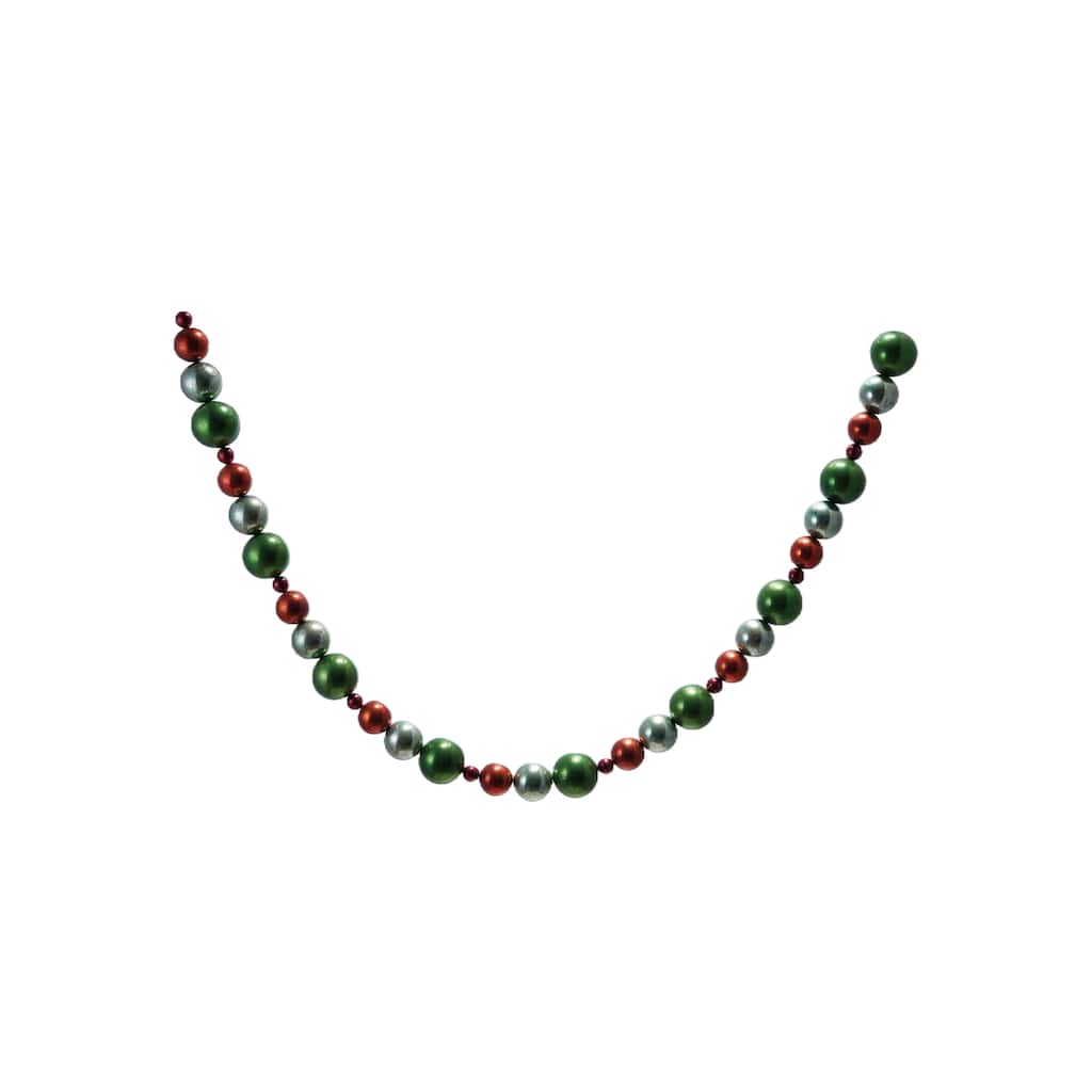 Plastic Ball Garland - 72.0"L x 2.75"W x 2.75"H