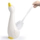 preview thumbnail 3 of 13, Ceramic Animal Toilet Brush Holder with Brush