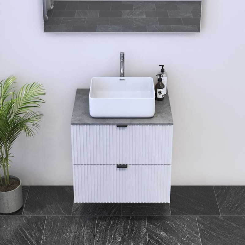 Nicole 2S 60 Floating Bathroom Vanity (24" Width)