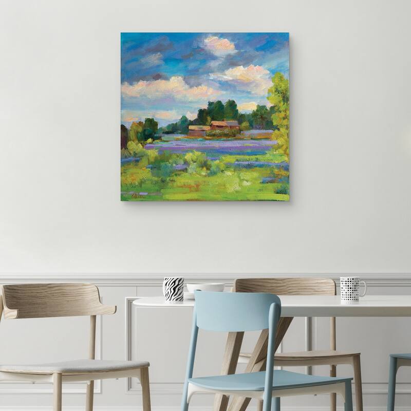 Lavender Countryside by Alexi Fine Canvas Art Print