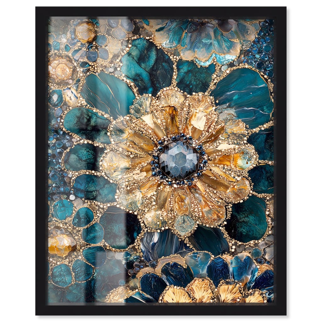 Opulent Geode IV Shadowbox by Art Remedy