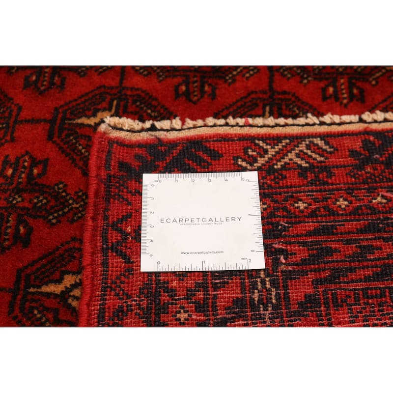 Teimani Red Rug 3'7" x 6'1" - 3'7 x 6'1