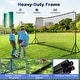 preview thumbnail 8 of 16, Costway Soccer Rebounder Net 12 x 6 FT Portable Football Training - See Details