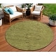 preview thumbnail 10 of 20, HomeRoots Floral Traditional Rectangle Outdoor Rug 8' Round