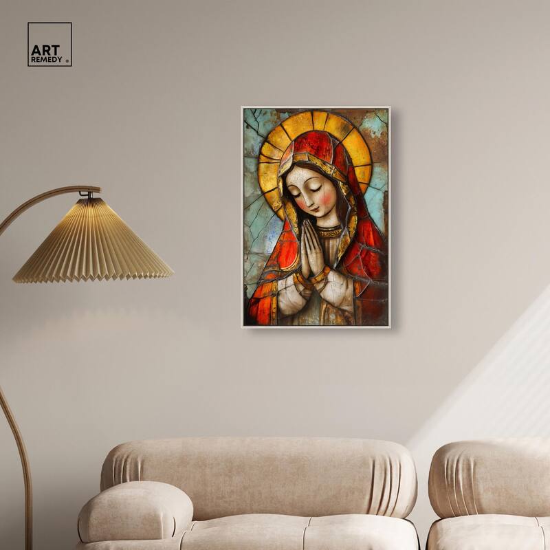 Ancient Supplication Canvas by Art Remedy