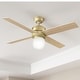 preview thumbnail 1 of 48, Hunter 52" Hepburn Ceiling Fan with LED Light Kit and Wall Control - Vintage, Mid-Century Modern, Transitional