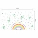 preview thumbnail 9 of 7, Walplus Colorful Rainbow Magic Fairy Glow in the Dark Wall Sticker DIY