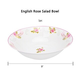 STP Goods 9" Rose Garden Bone China Large Bowl