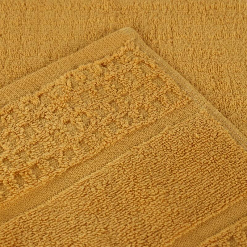Superior Napa Zero Twist Cotton Soft Waffle Bath Towel Set of 3