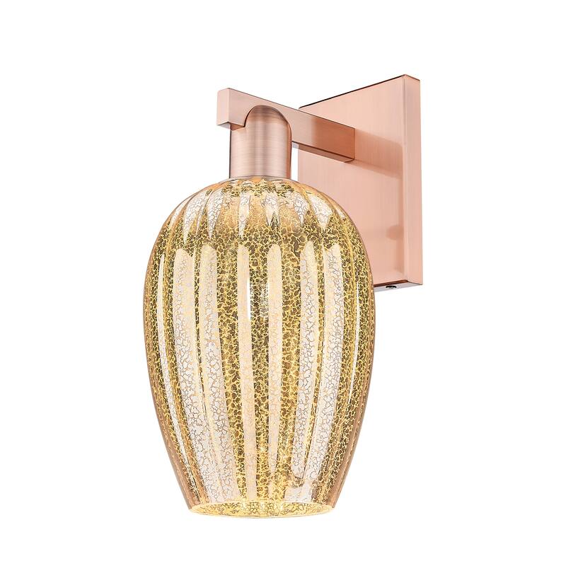 Innovations Lighting Downtown Urban - Preston - 1 Light 6" Flute Shade Wall-mounted Sconce