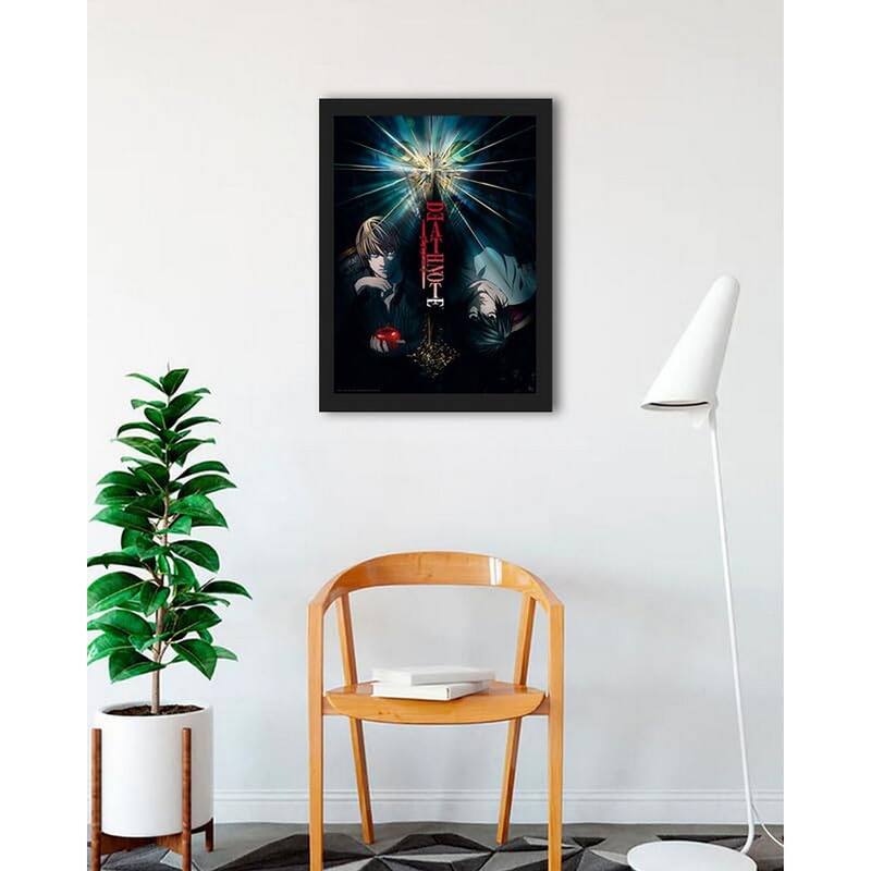 Deathnote Duo Framed Poster - 24 x 36 Inch