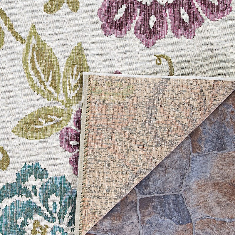 Dream Decor Rugs Gelato Lazio Ivory Multicolor Indoor Outdoor Area Rug
