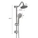 preview thumbnail 7 of 23, Wall Mounted Shower Faucet With Handheld Shower 6 Inch Rain Shower Head Combo Set Shower System With Slide Bar, NO VALVE