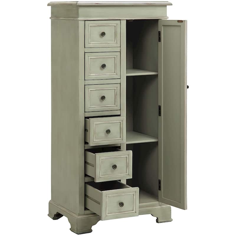 Elk Home Chesapeake Antique Green 24 Inch Wide Credenza