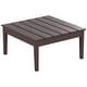 preview thumbnail 49 of 70, POLYTRENDS Shoreside HDPE Eco-Friendly All Weather Square Modern 32" Conversation Table