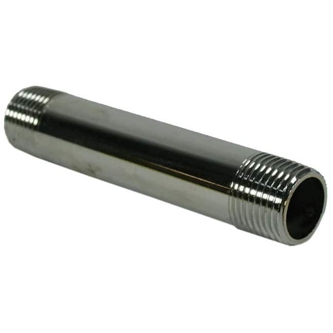 Jones Stephens N16300 1/2 X 3 Chrome Metal Nipple - Chrome Plated