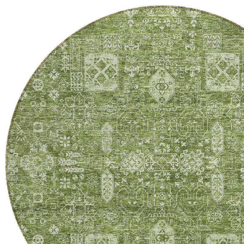HomeRoots Oriental Transitional Rectangle Outdoor Rug