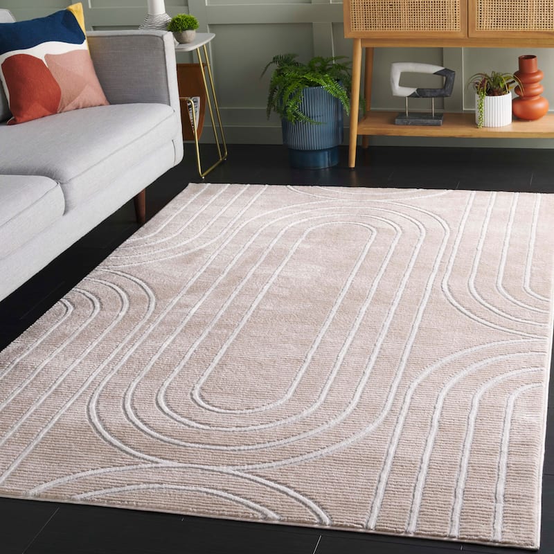 SAFAVIEH Archway Ariadni Modern & Contemporary Rug - 5'3" x 7'6" - Beige/Grey