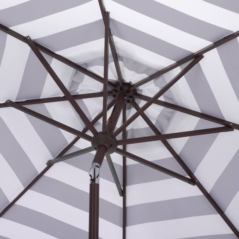 SAFAVIEH Outdoor Living Lucerna 9ft Crank Umbrella