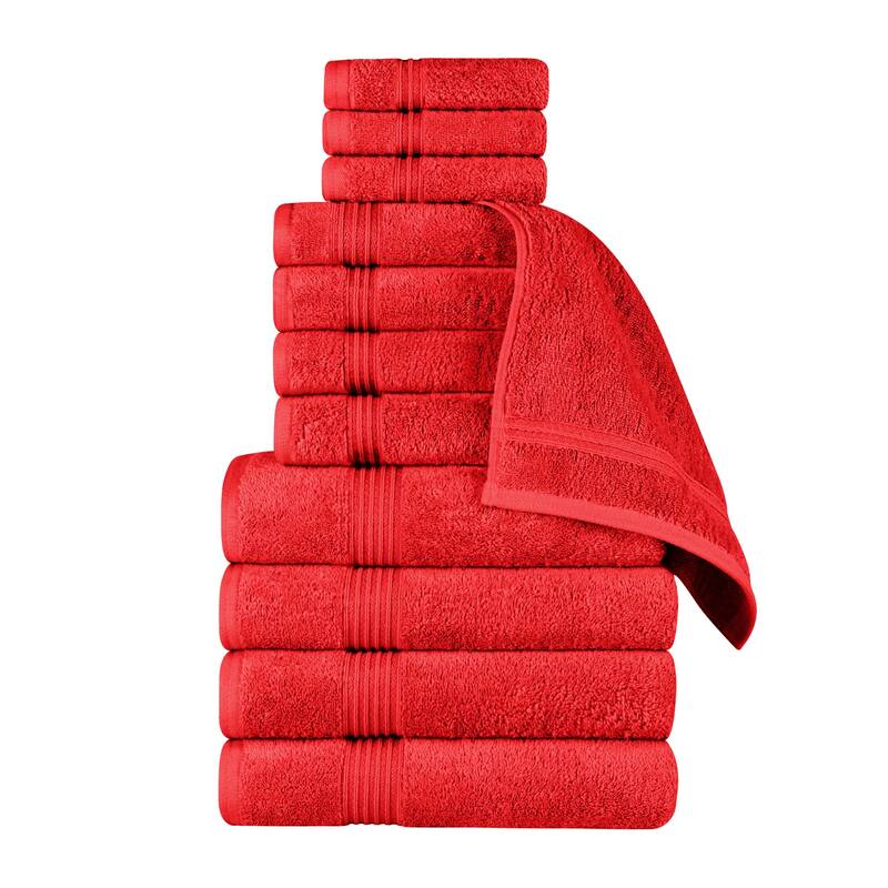 Superior Heritage Egyptian Cotton Absorbent 12-Piece Towel Set