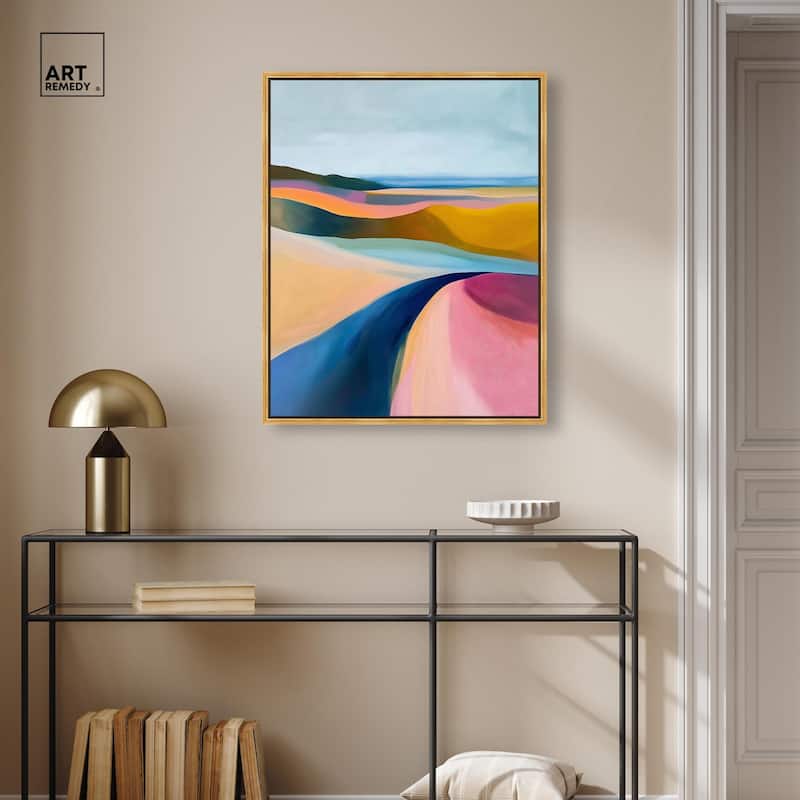 Colorful Dunes I Canvas by Art Remedy