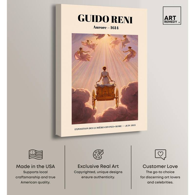Goddess of Dawn Canvas by Art Remedy, Gallery Wrapped